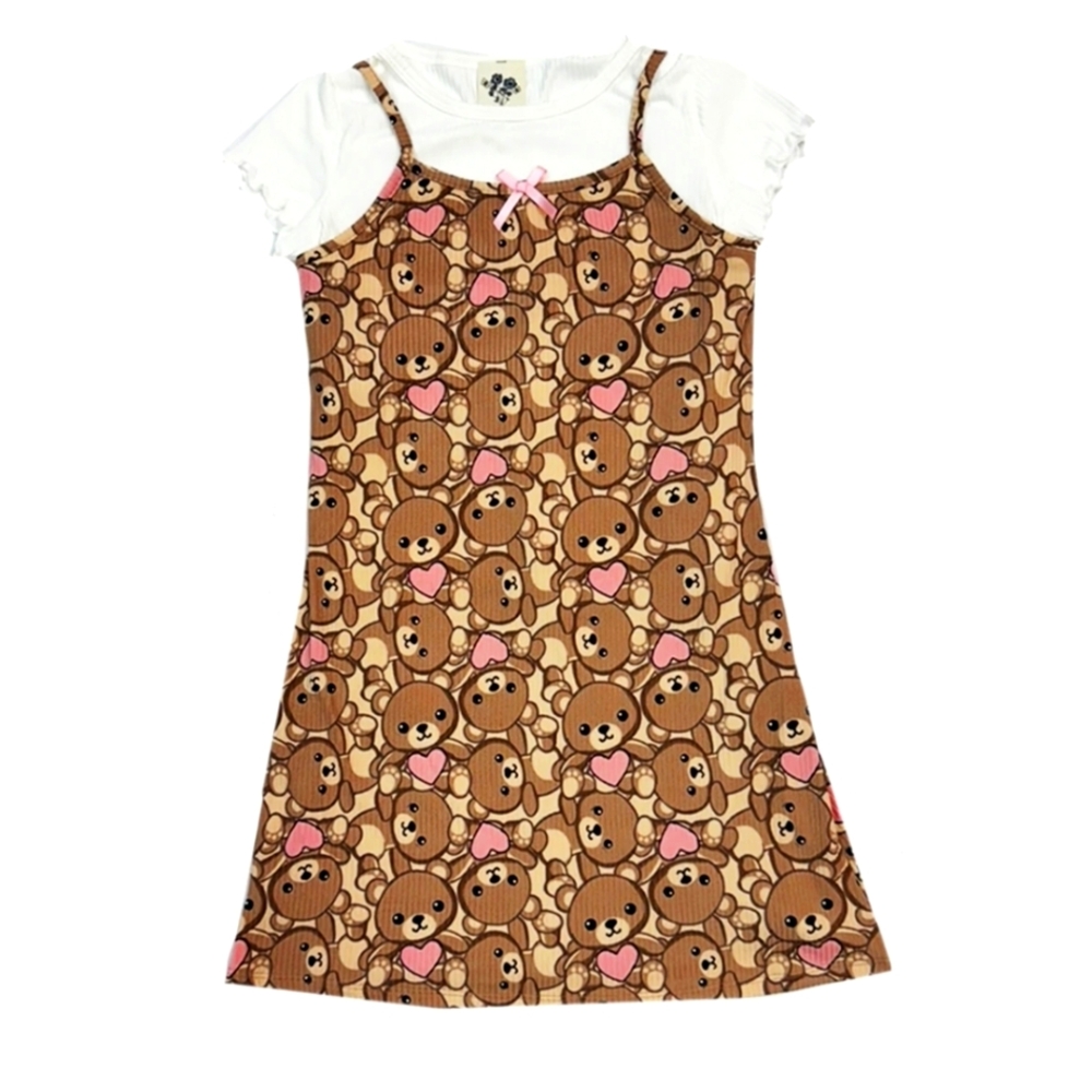 Lily Bleu Girl's Teddy Bear Dress S-M